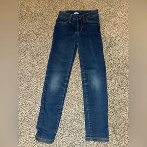 Old navy blue jeans